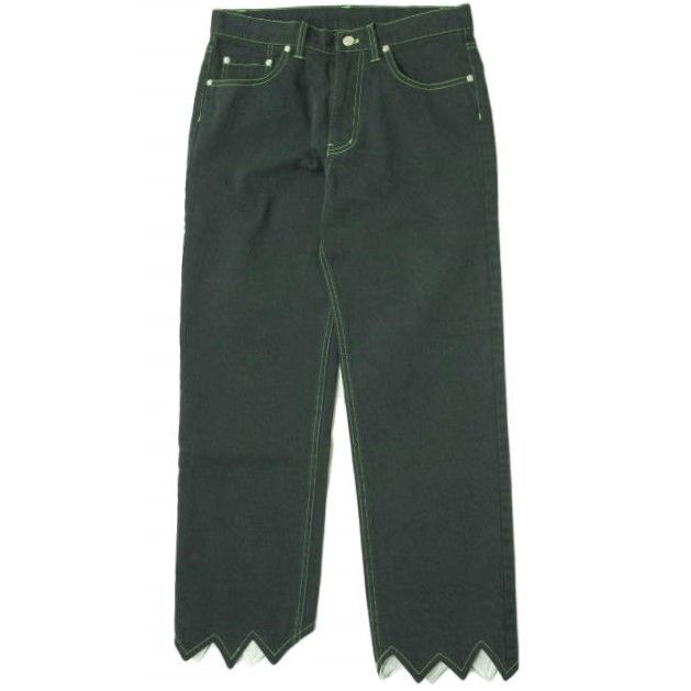 ORIMI オリミ 22SS 日本製 RIPPED OFF JEANS シャギーカットジーンズ S22201 1 BLACK カットオフ デニムパンツ ジップフライ ボトムス【新古品】【ORIMI】