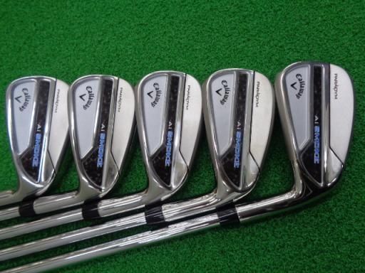 キャロウェイ PARADYM Ai SMOKE 5 S アイアンセット IR NS PRO ZELOS 7 フレックスS メンズ 男性用 右利き 右用 Bランク ゴルフクラブ