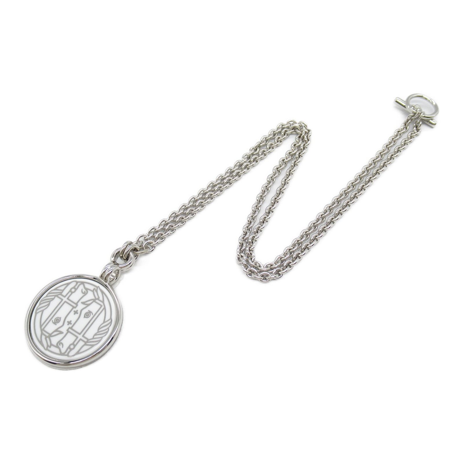 HERMES エルメス メダイユ/カドリージュ PM ネックレス ネックレス  