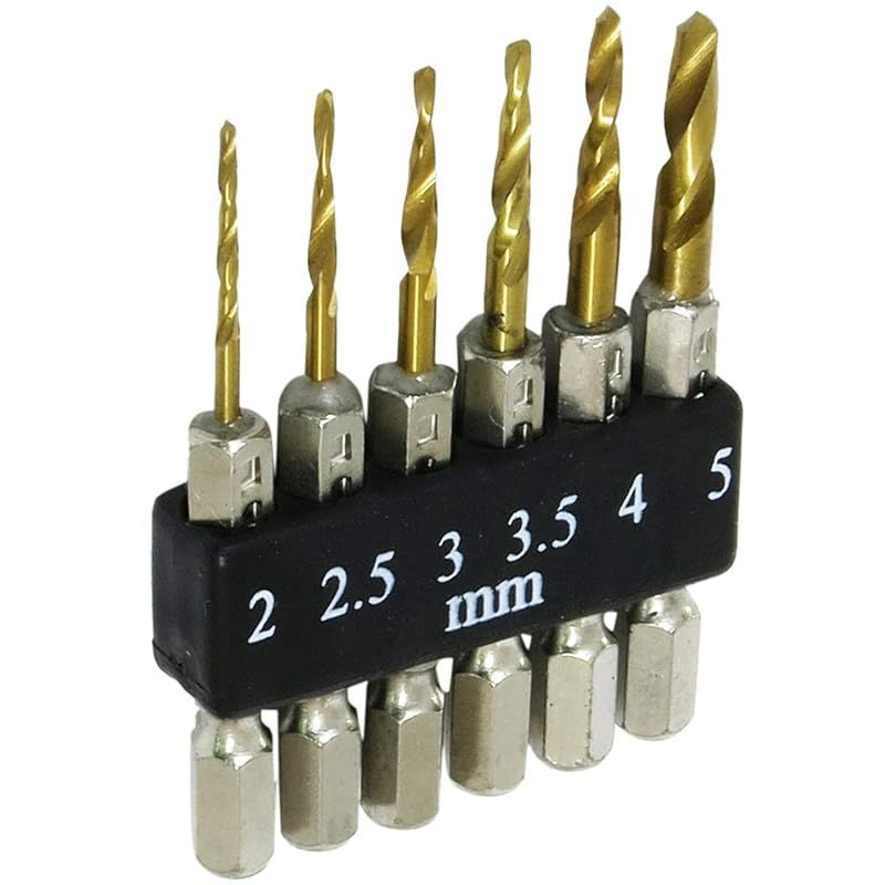 近与(KONYO) SUN UP ショートドリルセット8 下穴ドリル 6PC - メルカリ