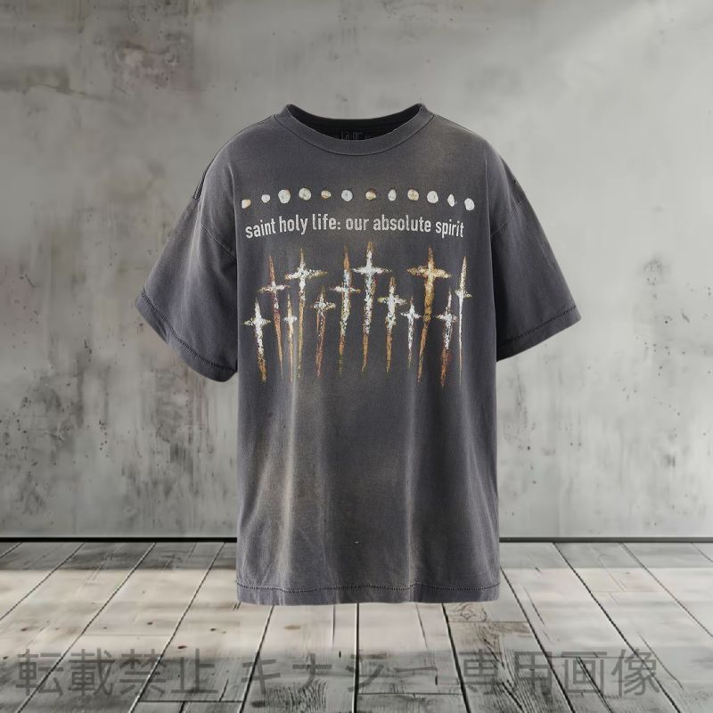 SAINT MICHAEL FORSOMEONE GOD SS TEE 男女半袖Tシャツ