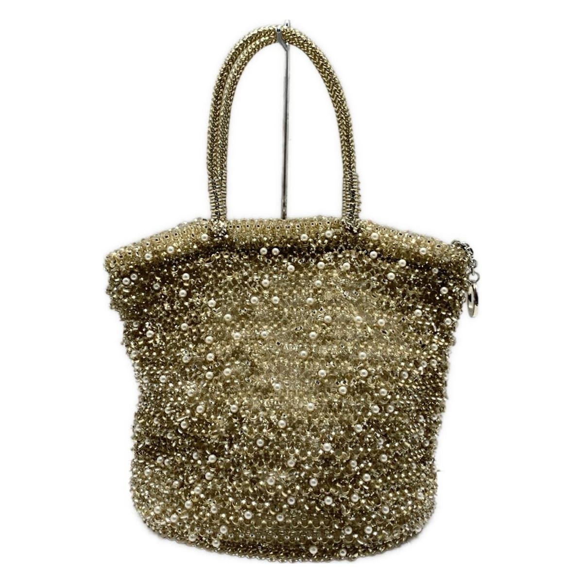 ANTEPRIMA(アンテプリマ) ハンドバッグ 配送 ワイヤーバッグ ゴールド  