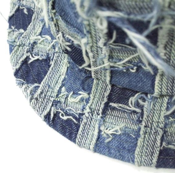 新品 SUPREME シュプリーム 23SS アメリカ製 Frayed Patchwork Denim