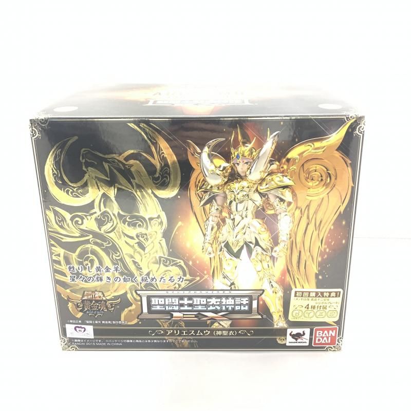 【中古】バンダイ 聖闘士聖衣神話EX アリエスムウ(神聖衣) 聖闘士星矢 黄金魂 soul of gold[10]