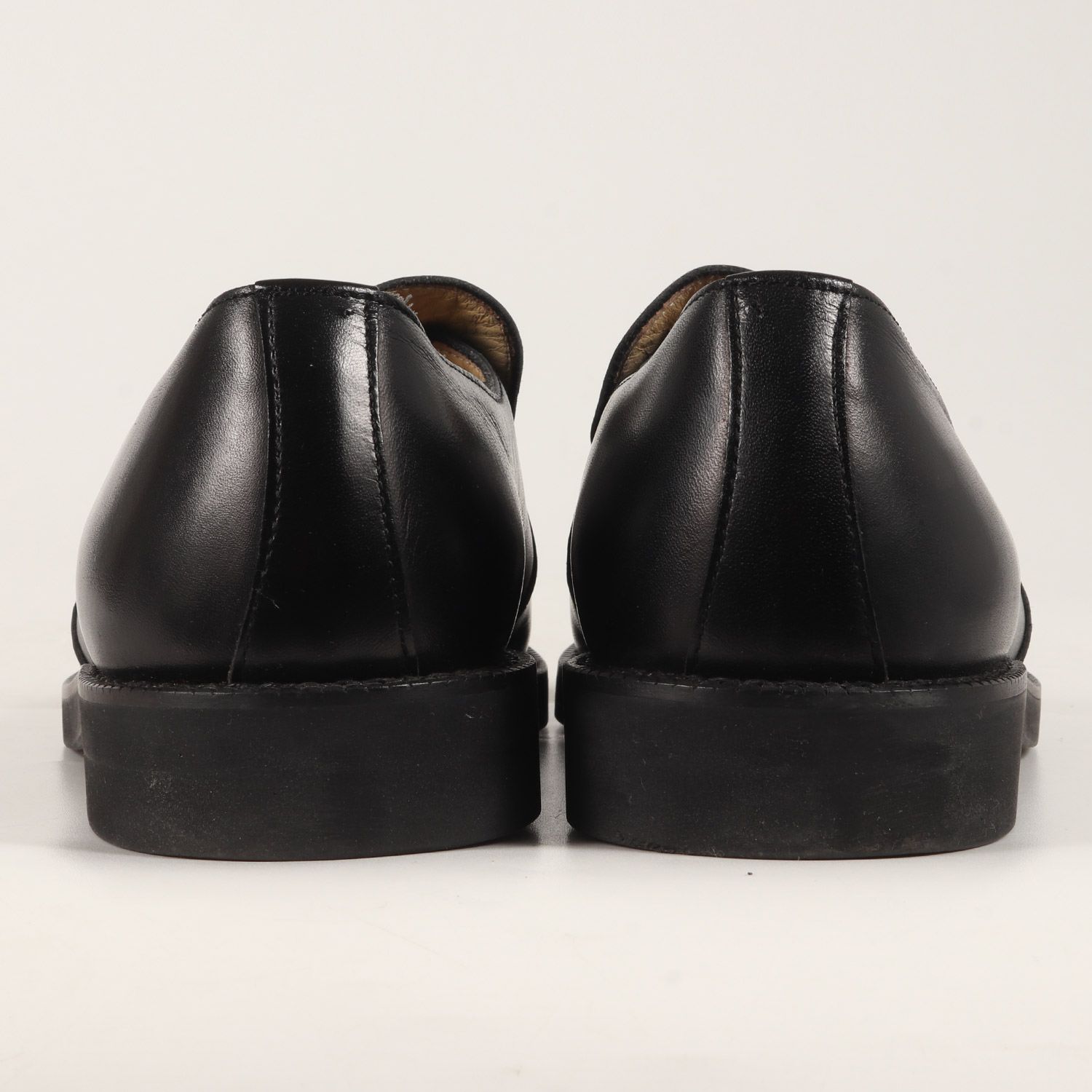 COMME des GARCONS シューズ（その他） 黒 2005525M0484 Kids Love Gaite Ruffled Leather Derbies in Black – SVRN