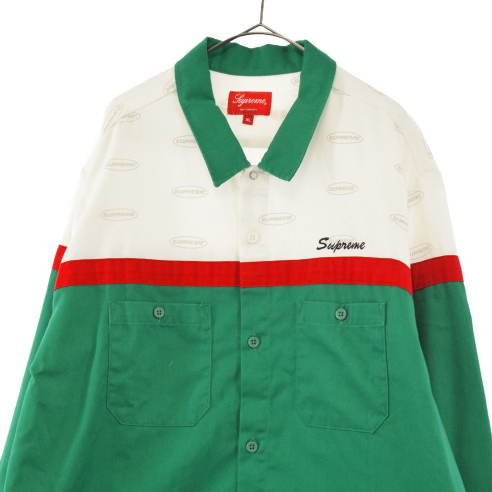 SUPREME (シュプリーム) 17AW Color Blocked Work Shirt カラーワーク 