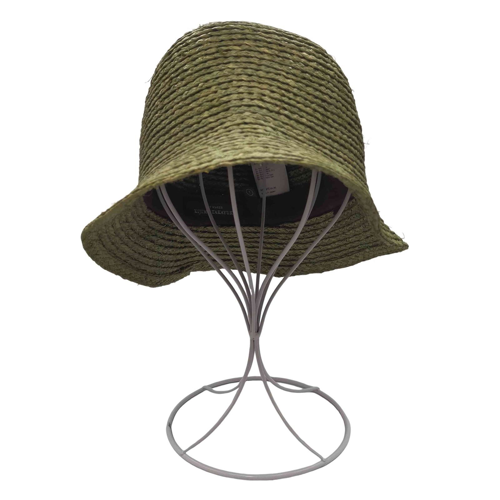 キジマタカユキ KIJIMA TAKAYUKI 22SS RAFFIA METRO HAT