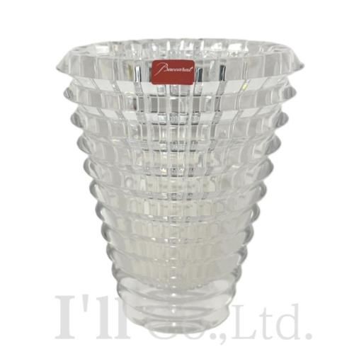 バカラ Baccarat アイベースS クリスタルガラス フラワーベース 花瓶