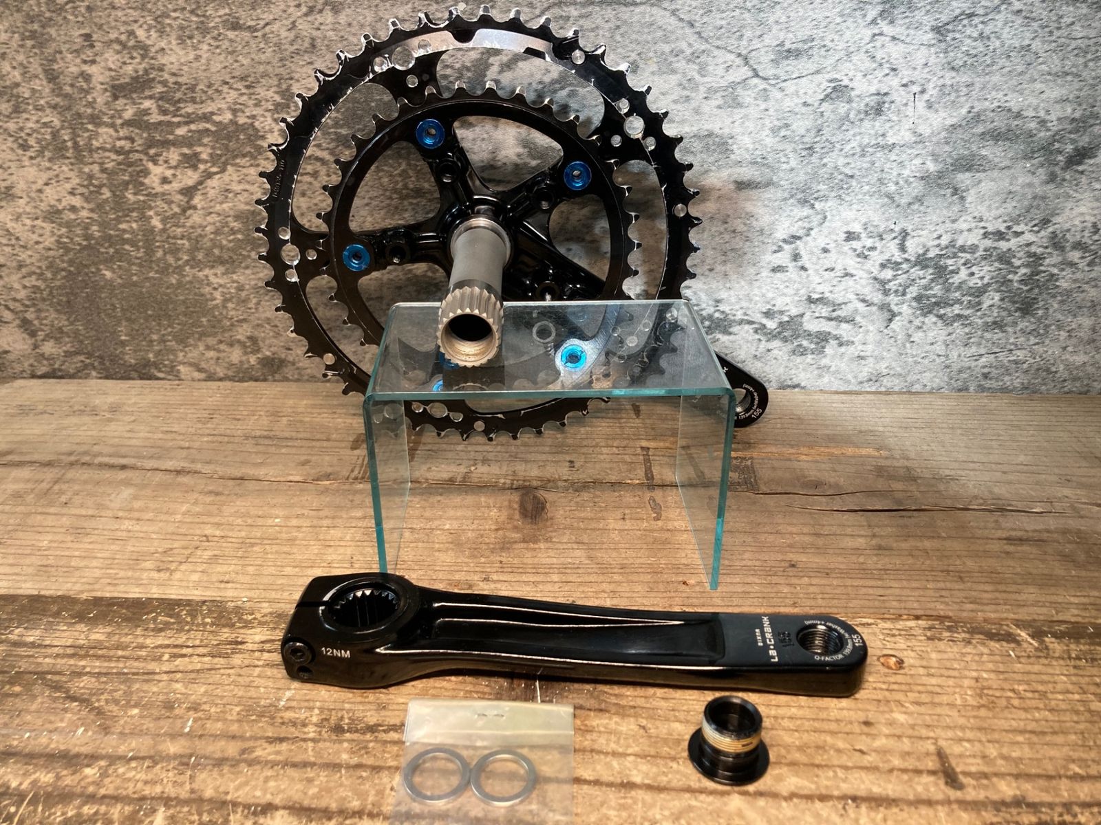 DIXAR LA CRANK クランクセット 155mm ブラック ディズナ La・CRANK Dixna La • CRANK 155mm dixna-lacrank-chainring-
