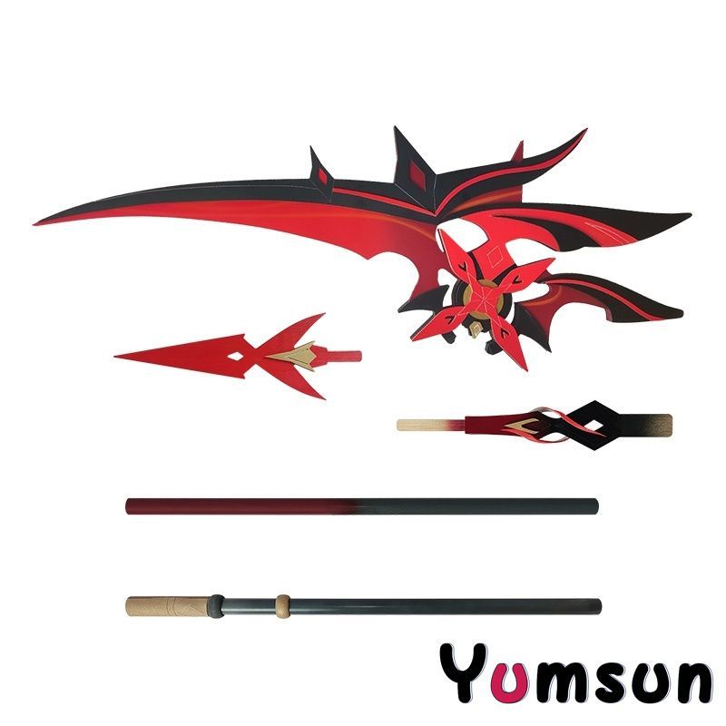 原神 アルレッキーノ コスプレ 武器 五次元 原神 アルレッキーノ 召使 コスプレ モチーフ武器 赤月の