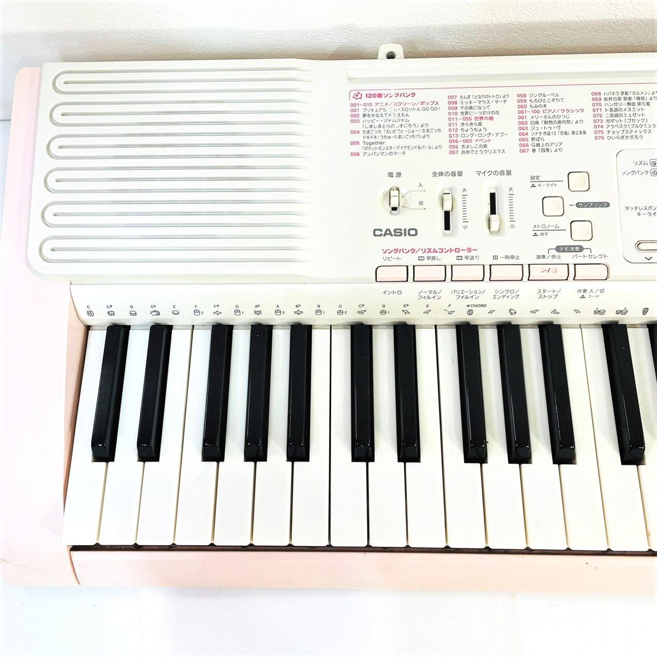 CASIO カシオ LK-35 電子キーボード 61鍵盤 光ナビケーション スタンド アダプター付属 品 動作確認済み - 鍵盤楽器、ピアノ