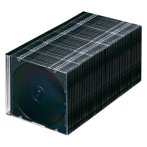 5個セット 50枚×5 サンワサプライ Blu-ray DVD CDケース スリムタイプ 50枚セット ブラック FCD-PU50MBKN2X5