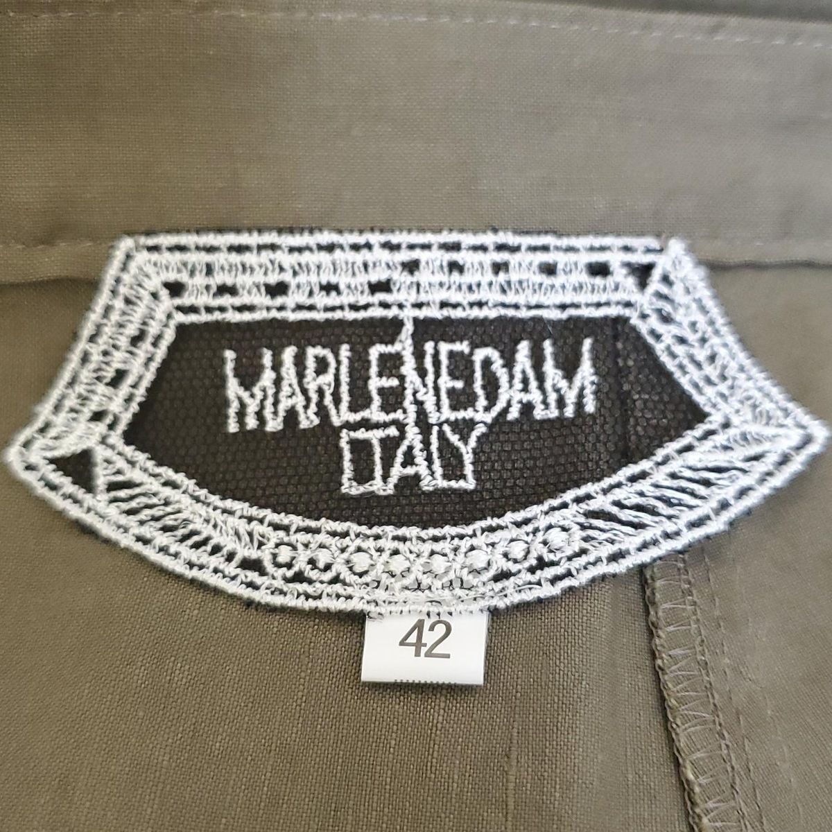 美品　MARLENEDAM ITALY マーレンダム 本革　スカート　M L MARLENEDAM(マーレンダム) ロングスカート サイズ42 L