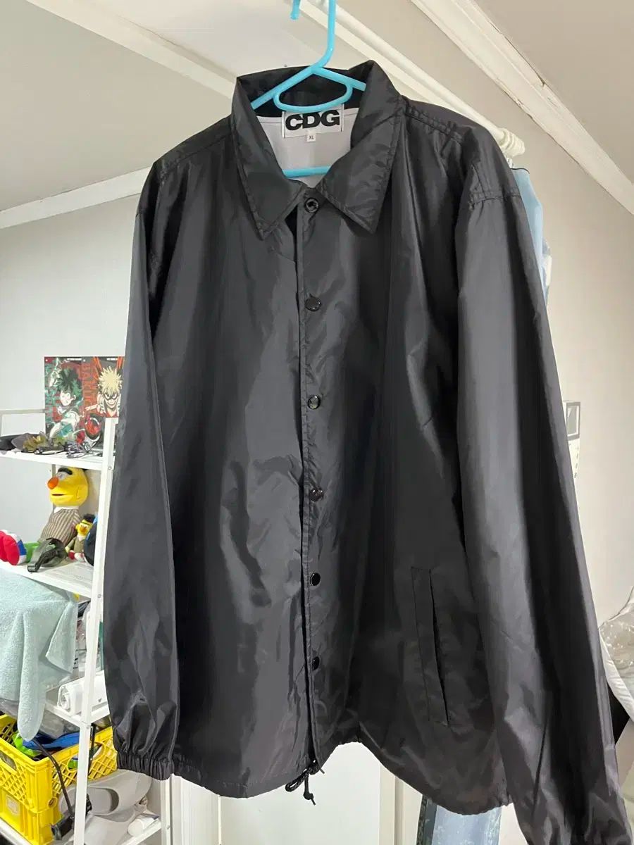 CDG ロゴ コーチジャケット XL