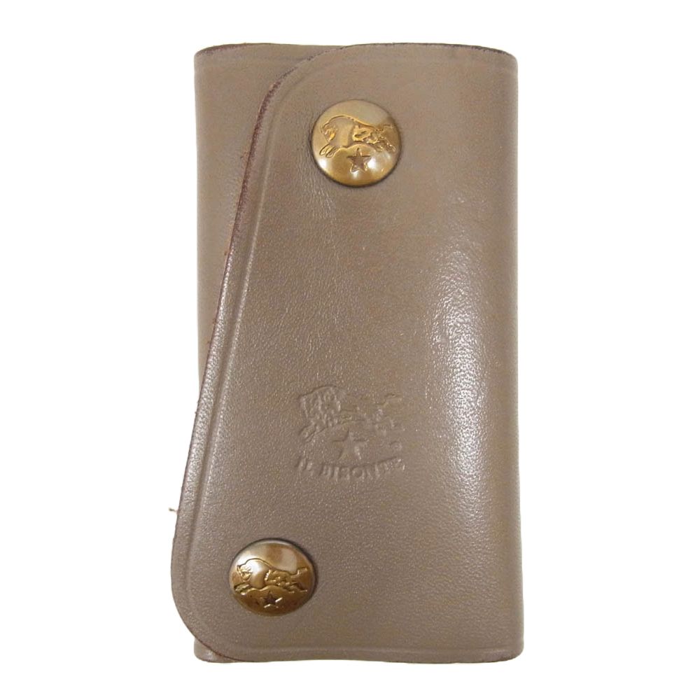 IL BISONTE イルビゾンテ 0-000-0/18 レザー 4連 キーケース ブラウン系【中古】