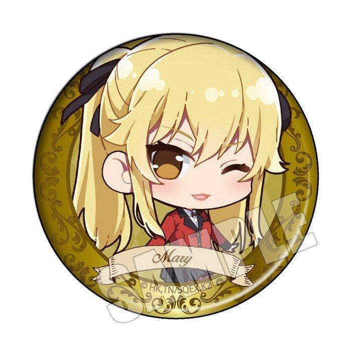 賭ケグルイ 早乙女芽亜里 缶バッジ アニメ 賭ケグルイ】蛇喰夢子＆早乙女芽亜里 缶バッジ（8個） - メルカリ