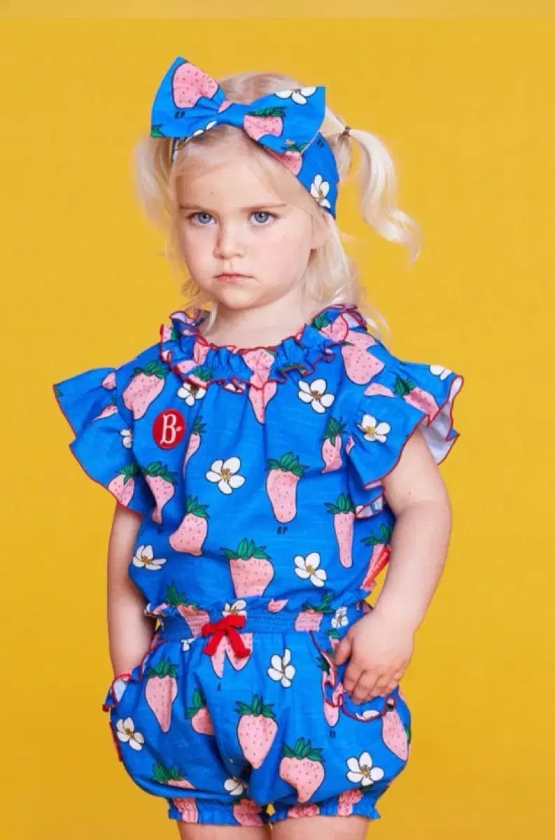 | BEBE DE PINO ベベデピノ いちご セットアップ ヘッドバンド フルセット 90
