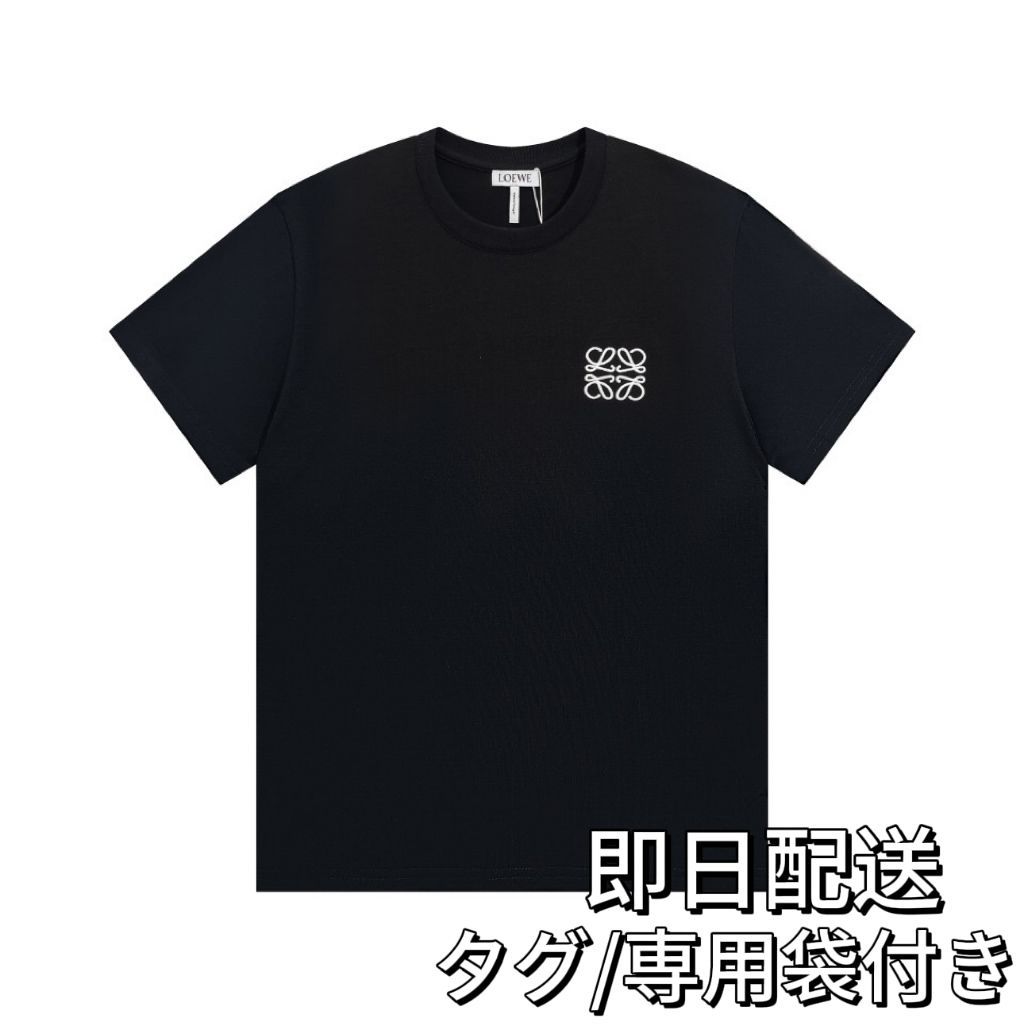 極美品】LOEWE アナグラム Tシャツ ブラック - メルカリ
