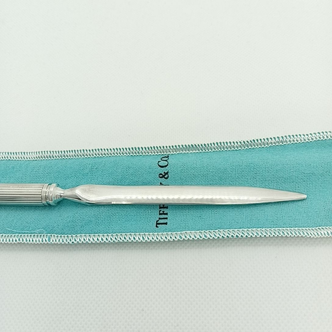 ティファニー レターオープナー SILVER PLATED 変色予防処理