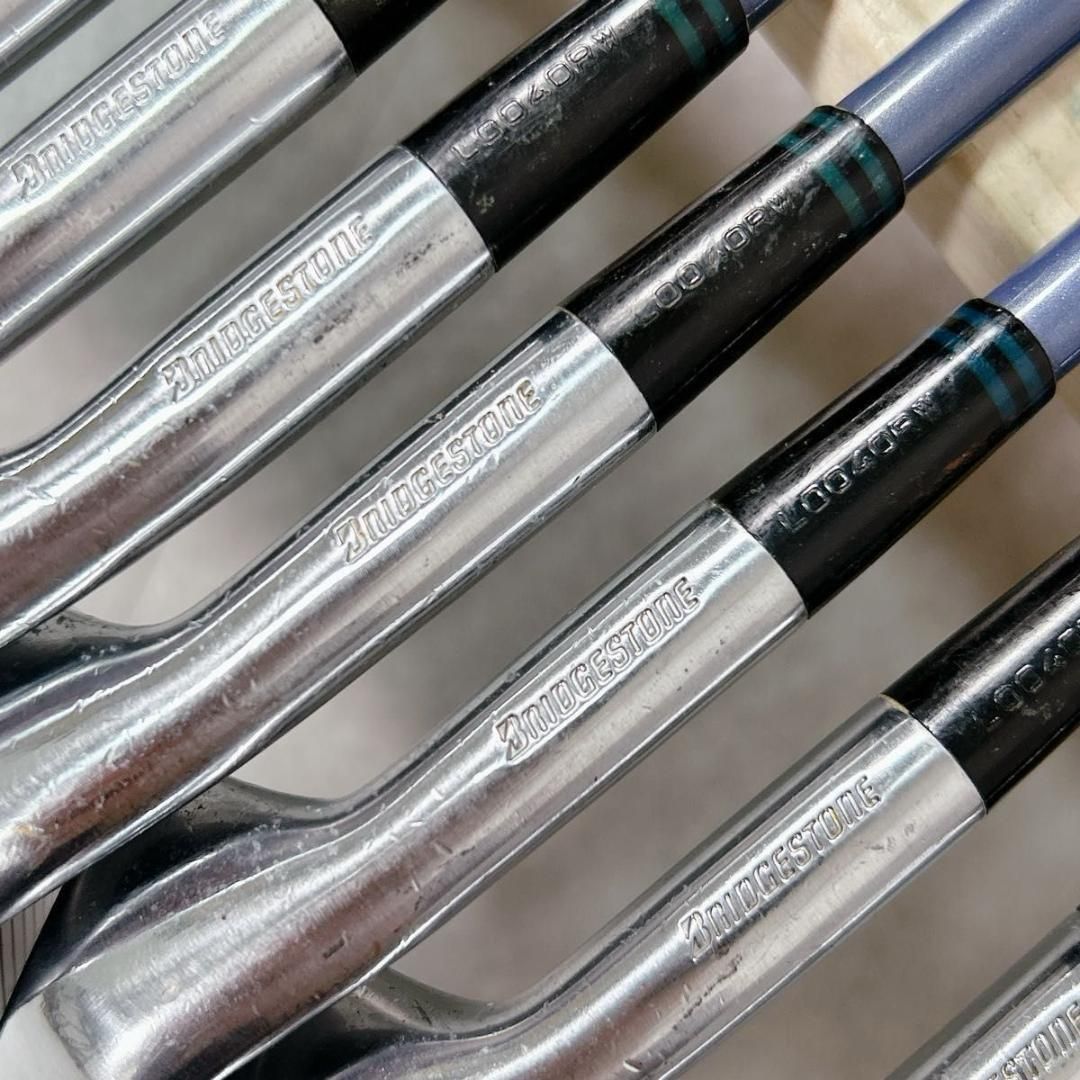 W749 左利き BRIDGESTONE マッスルバック アイアンセット10本 - メルカリ