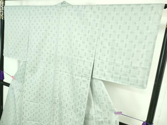 平和屋着物□極上 色無地 エ霞地紋 淡紅藤色 逸品 DZAA7571kh5