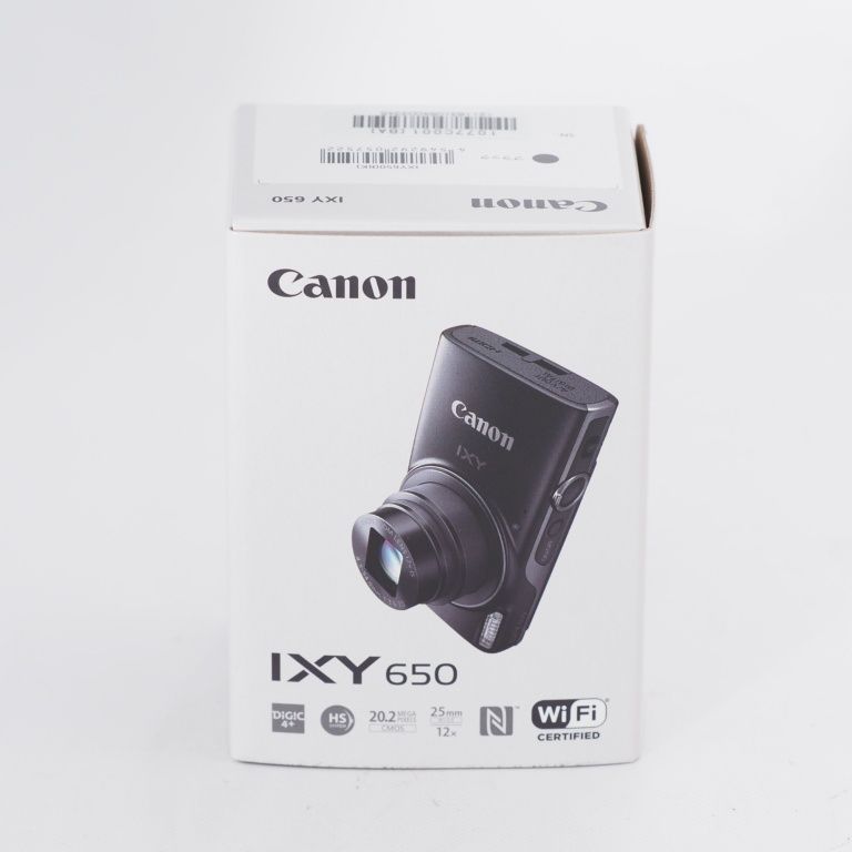 未使用品】Canon キヤノン コンパクトデジタルカメラ IXY 650 ブラック 光学12倍ズーム/Wi-Fi対応 IXY650BK-A - メルカリ