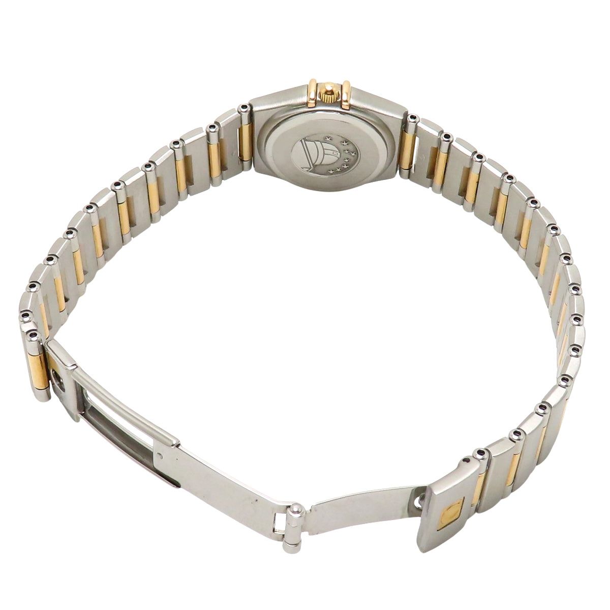 オメガ コンステレーション PG/SS クオーツ 腕時計 オフホワイト  