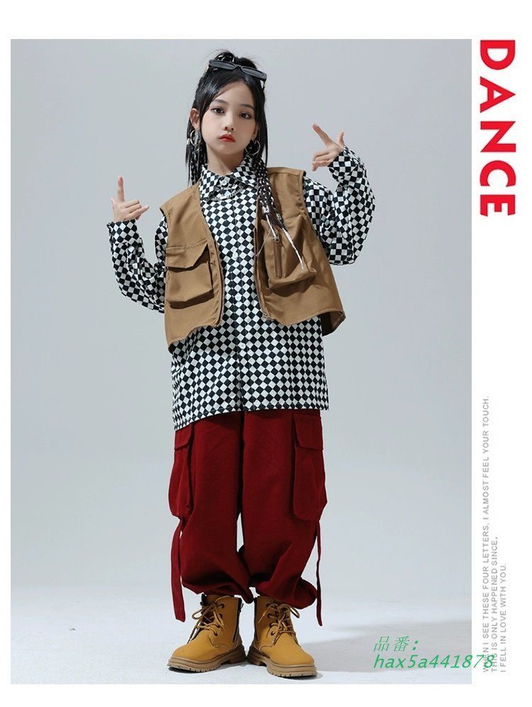 キッズダンス衣装セットアップ ヒップホップ衣装