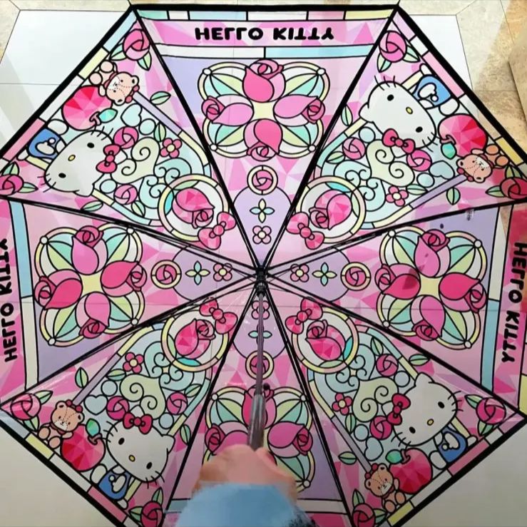 キティちゃんkittyちゃんビニール傘／ジャンプ傘大人サイズサンリオ