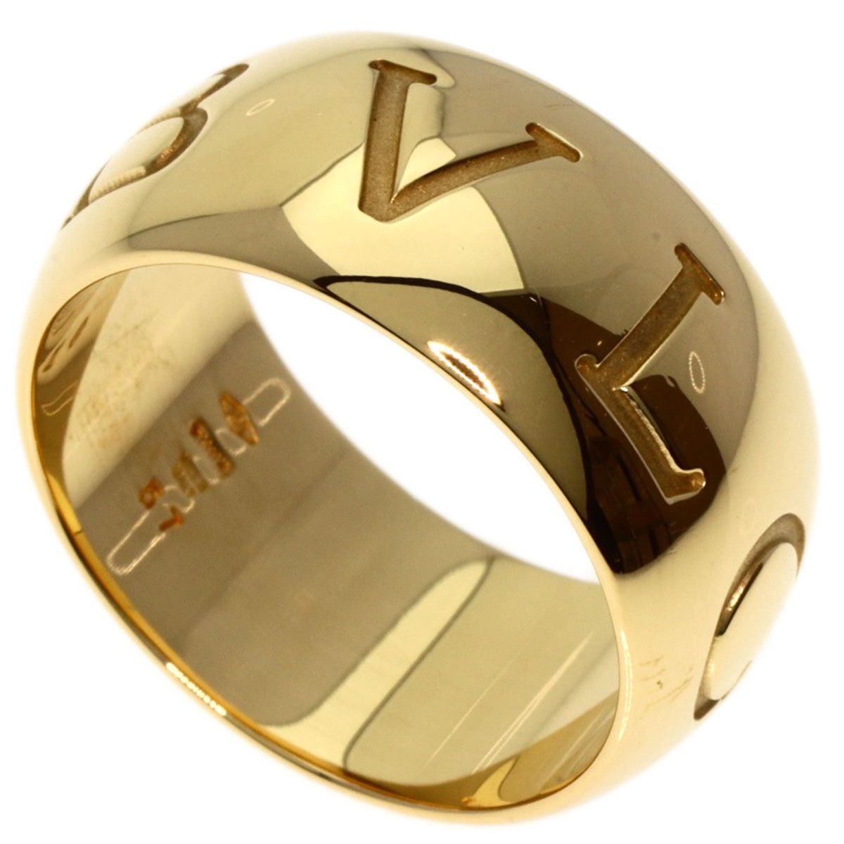 BVLGARI ブルガリ モノロゴリング #57 リング・指輪 K18YG