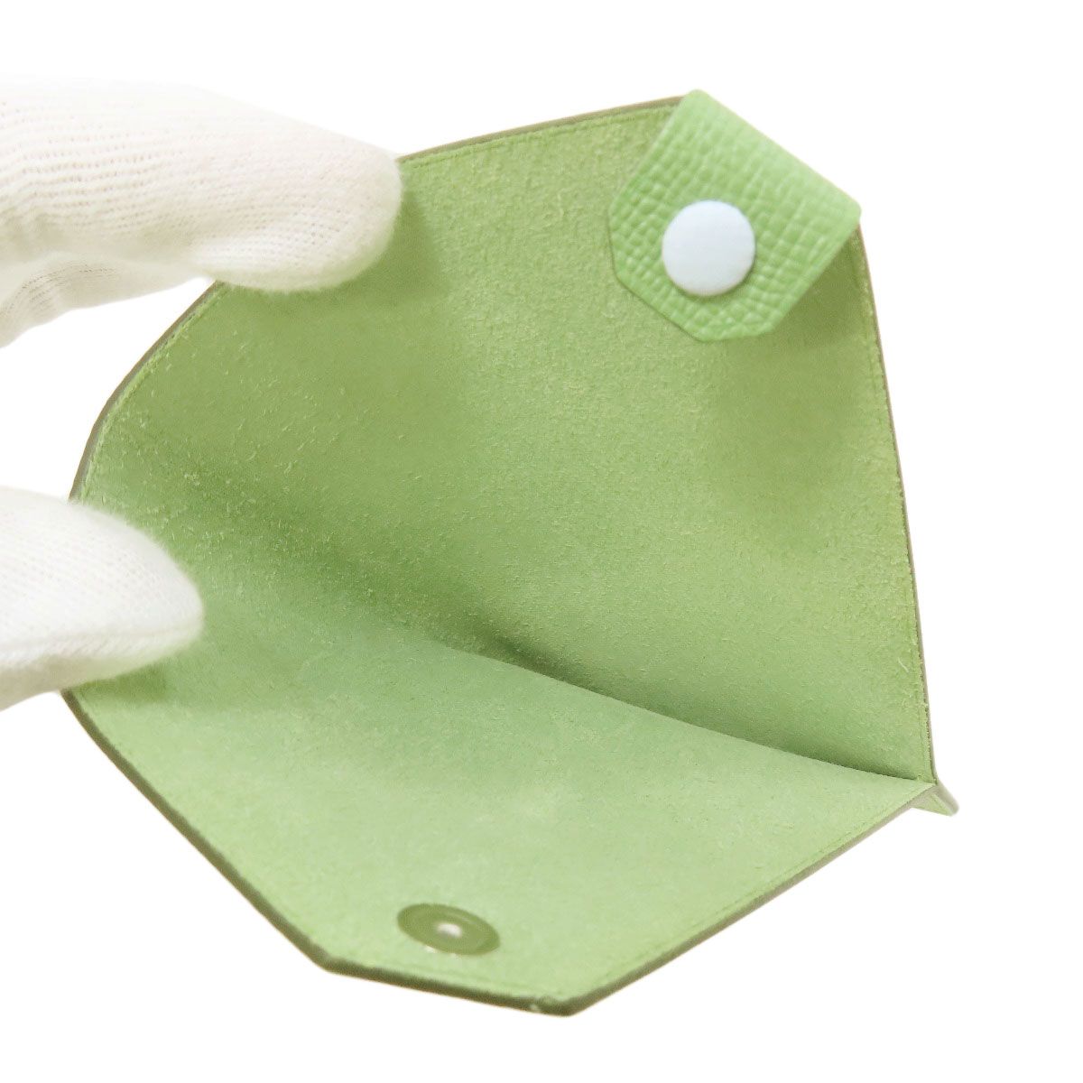 HERMES エルメス ターマック PM パスポートケース ヴェールクリケット  