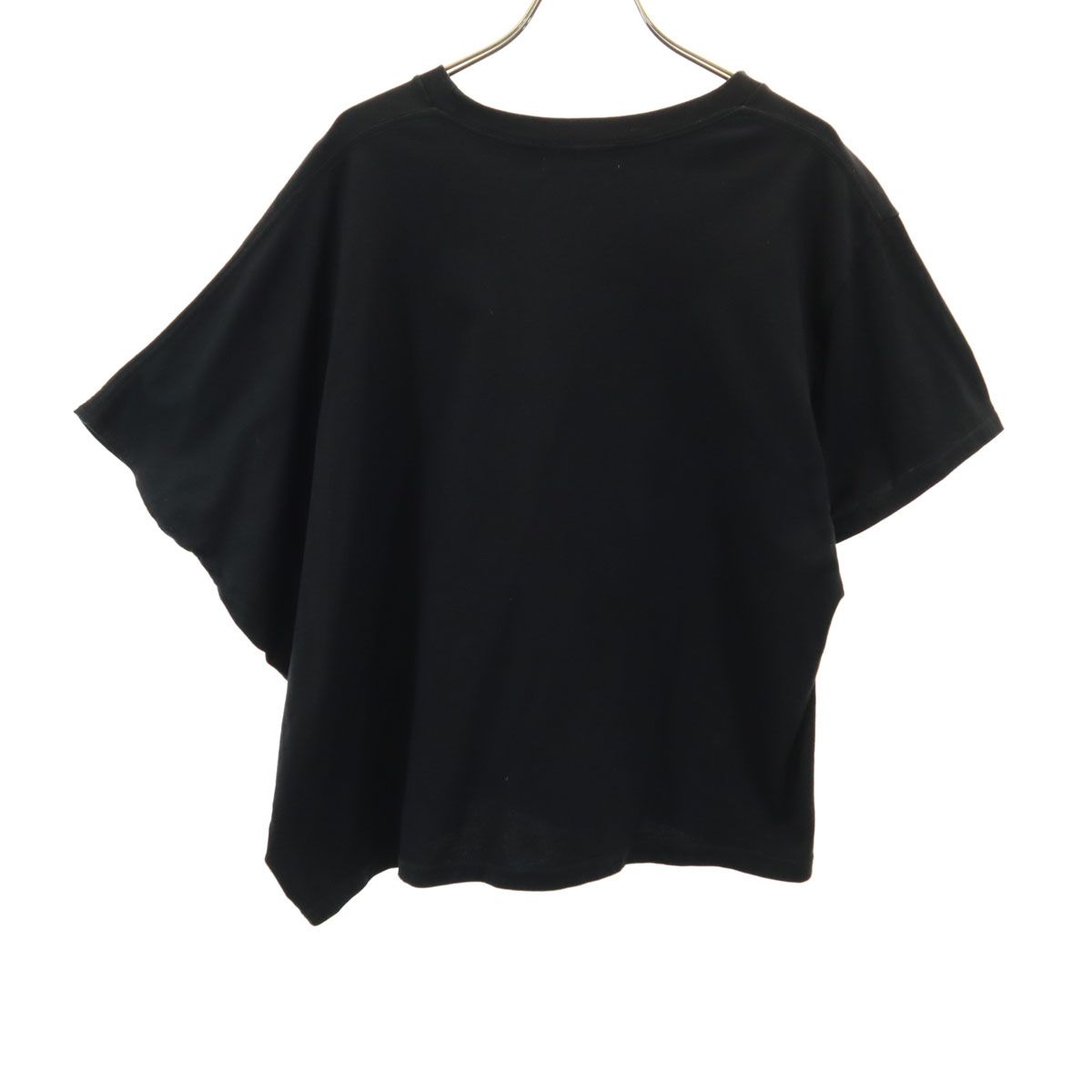ZUCCa ズッカ 日本製 半袖 アシンメトリー Tシャツ M ブラック
