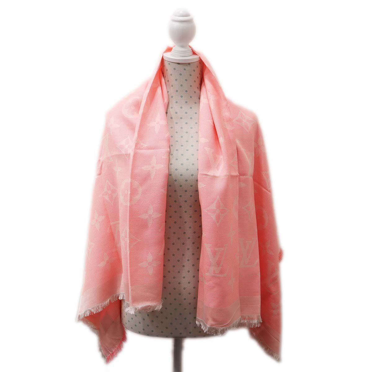 LOUIS VUITTON 大判ストール　salmon pink LOUIS VUITTON 大判ストールsalmon pink