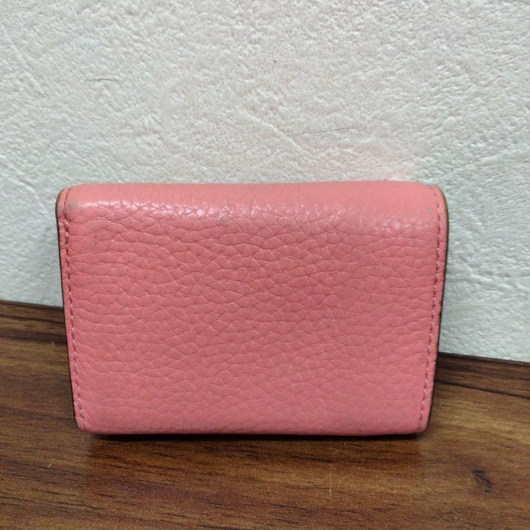 マイケルコース☆新品☆ 可愛い♡がま口 三つ折り財布/ピンク