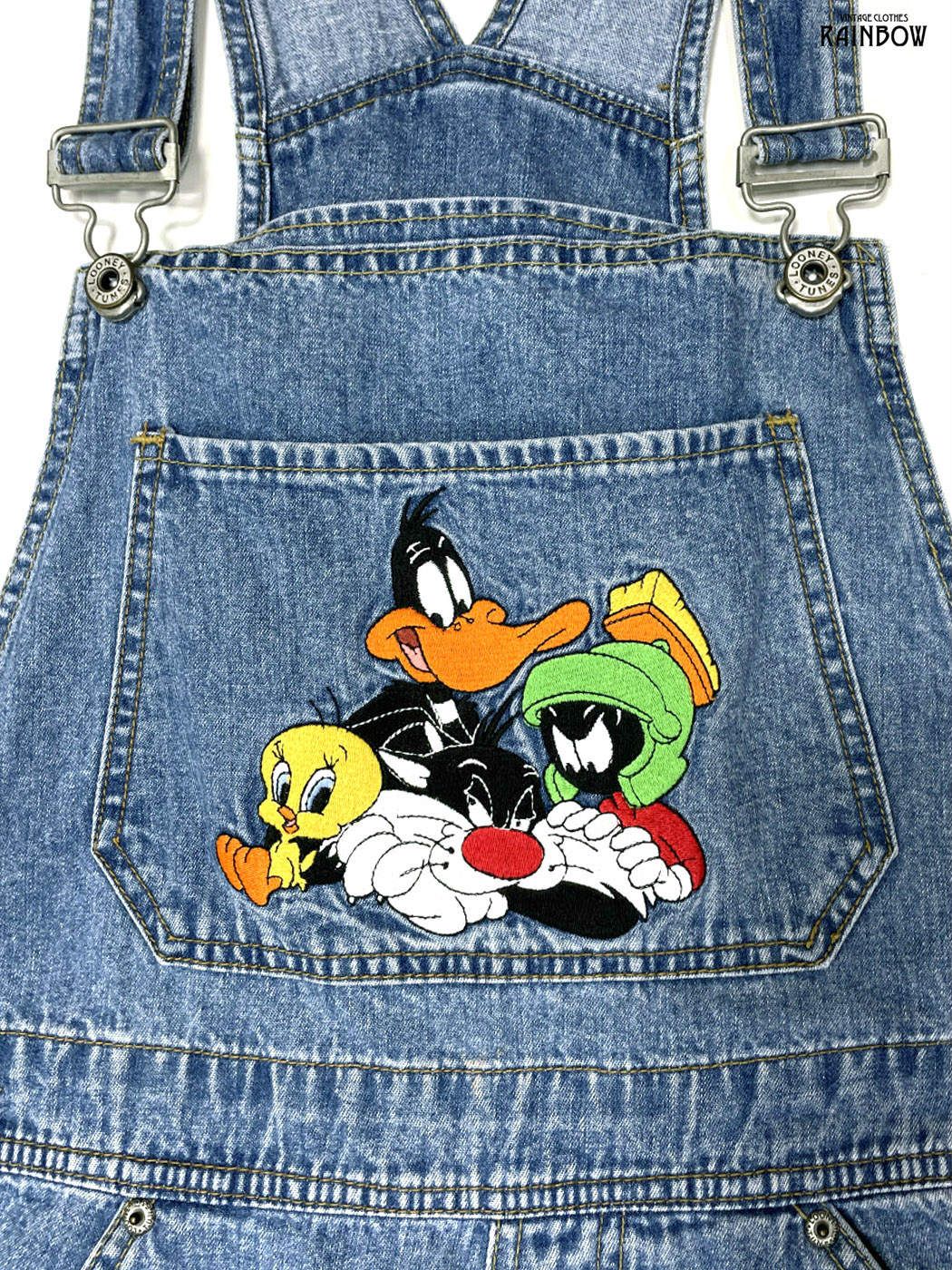 ヴィンテージ　トゥイーティー　サロペット トゥイーティー 2T サロペット オーバーオール vintage 古着