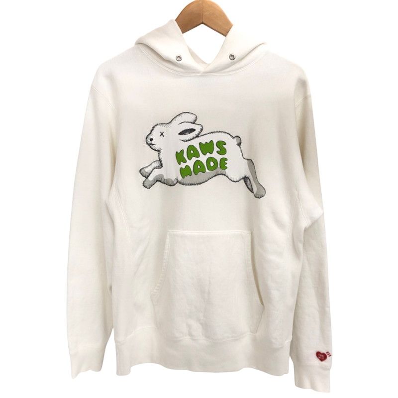 現状渡し品 HUMAN MADE ヒューマンメード × KAWS カウズ Hoodie プルオーバーフーディ パーカー 長袖 トップス ストリート系 142-251006-rs-05-fur