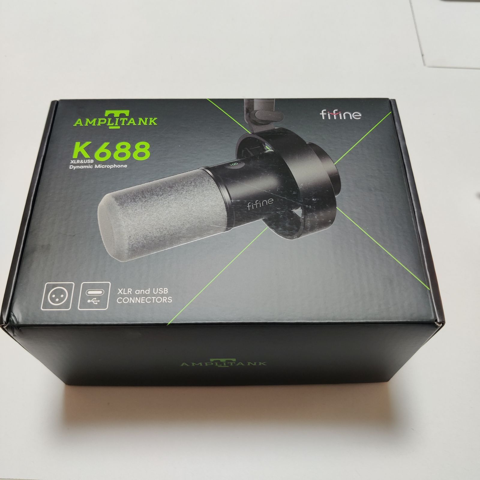 FIFINE ダイナミックポットキャストマイクK688 USB/XLR接続可能 FIFINE