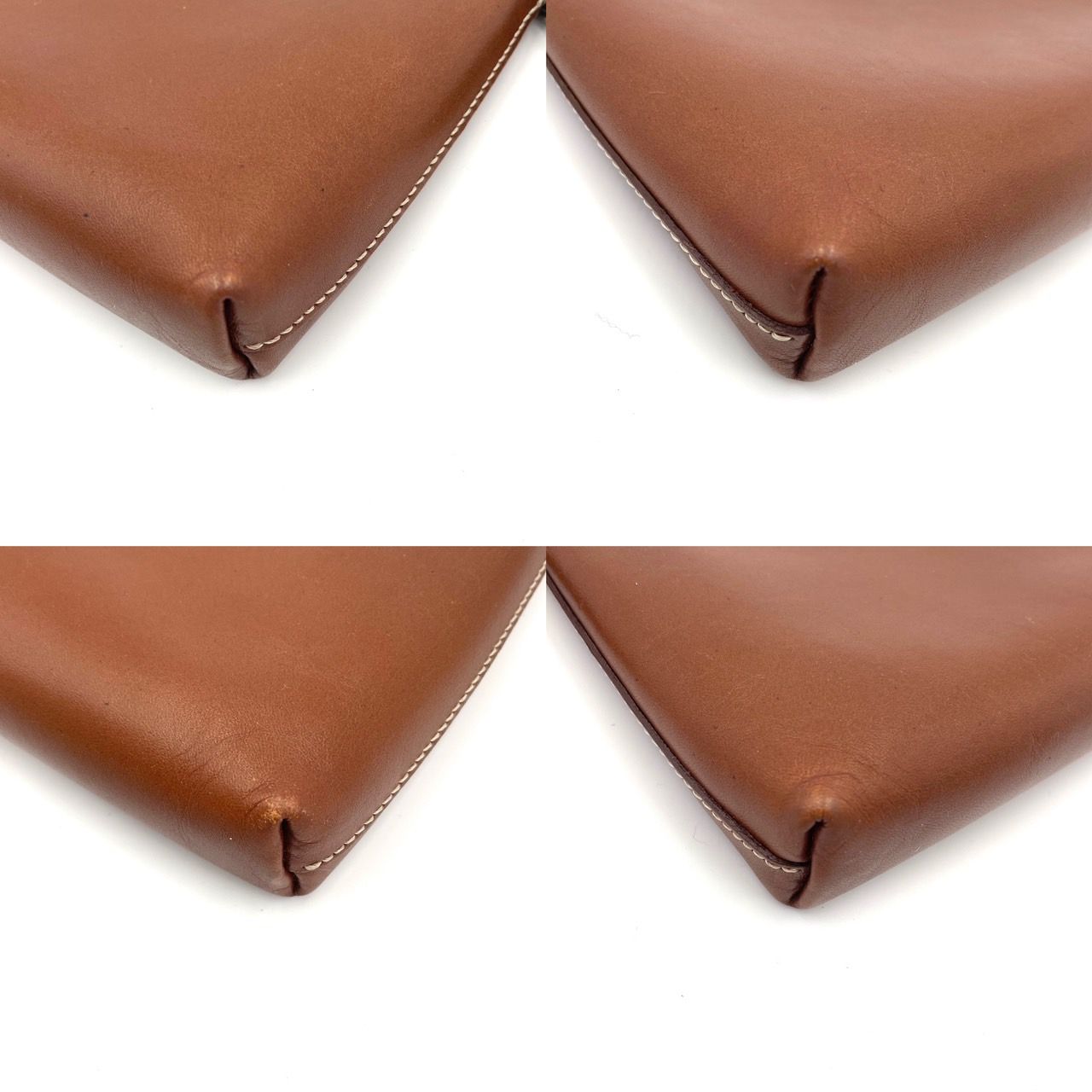 CELINE ブラウンレザー ハンドバッグ セリーヌ CELINE CELINE ハンドバッグ MEDIUM BOSTON BAG