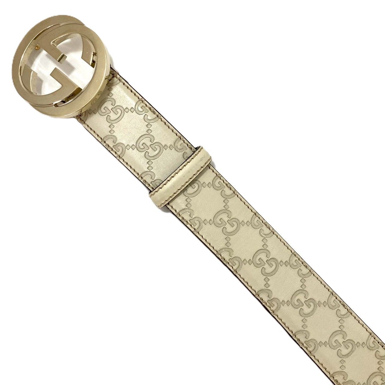 GUCCI】グッチシマ インターロッキング Gバックル ベルト 114876