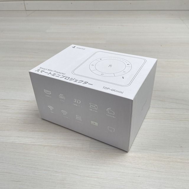 TDP-4Kmini スマートミニプロジェクター TOKAIZ 【中古 美品