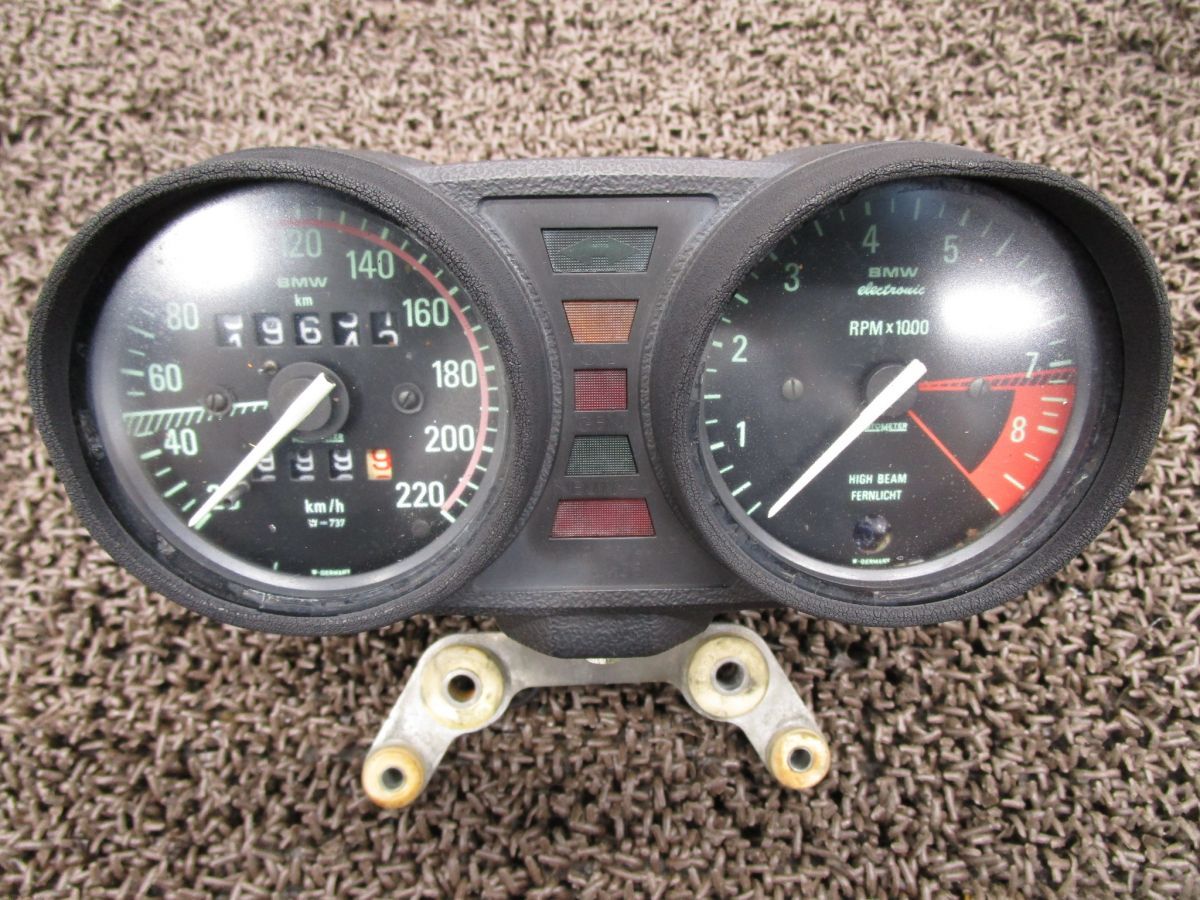 BMW R80|7 メーター スピード タコ ▲A5391 インジケーターランプ キャブ車 ツインサス R80