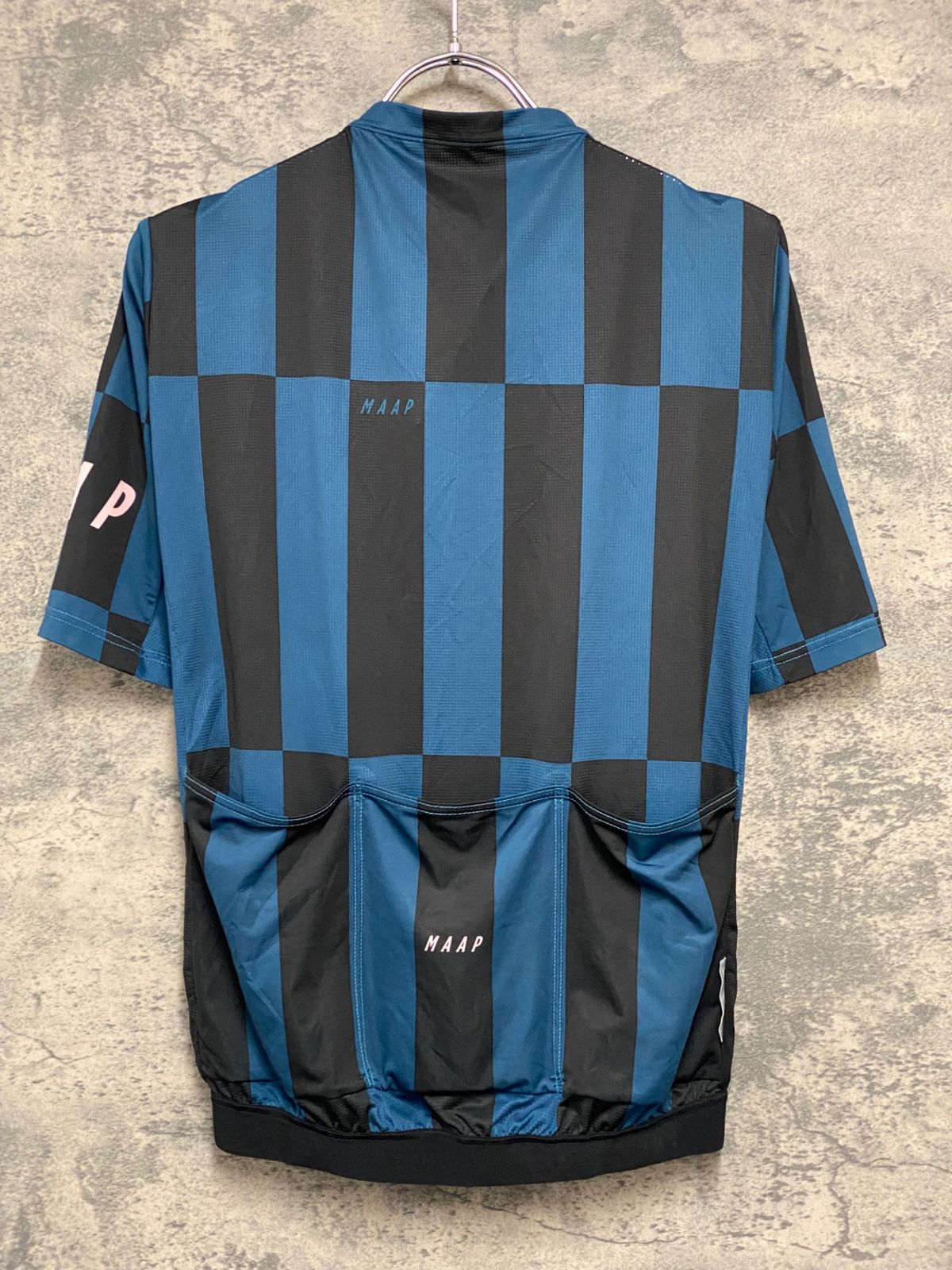 美品MAAP 【美品】MAAP チームフィット M 青×黄 サイクルジャージ