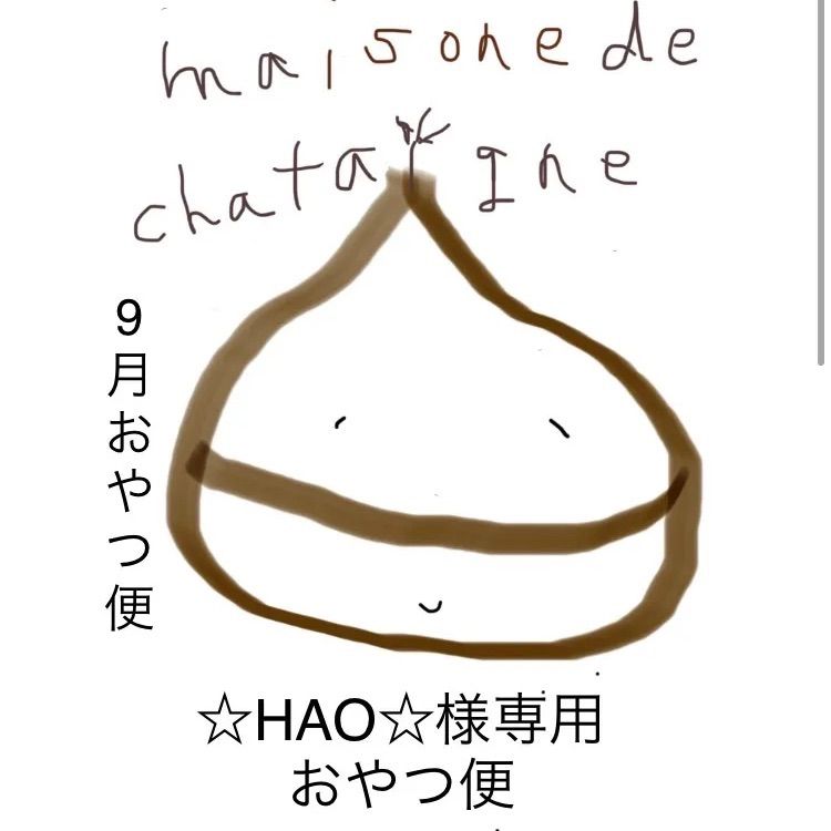 ☆HAO☆様専用 おやつ便 - maison de chataigne - メルカリ