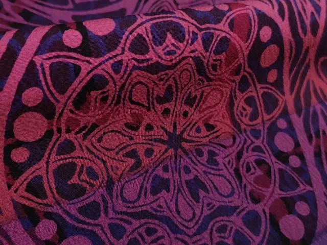 平和屋本店□極上 前田仁仙 仁仙更紗 小紋 暈し染め まるやま扱い 逸品