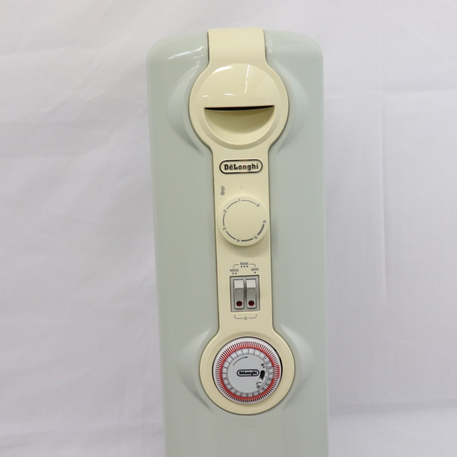 美品】Delonghi デロンギ オイルヒーター JR0812-CR ホワイト 1200W 
