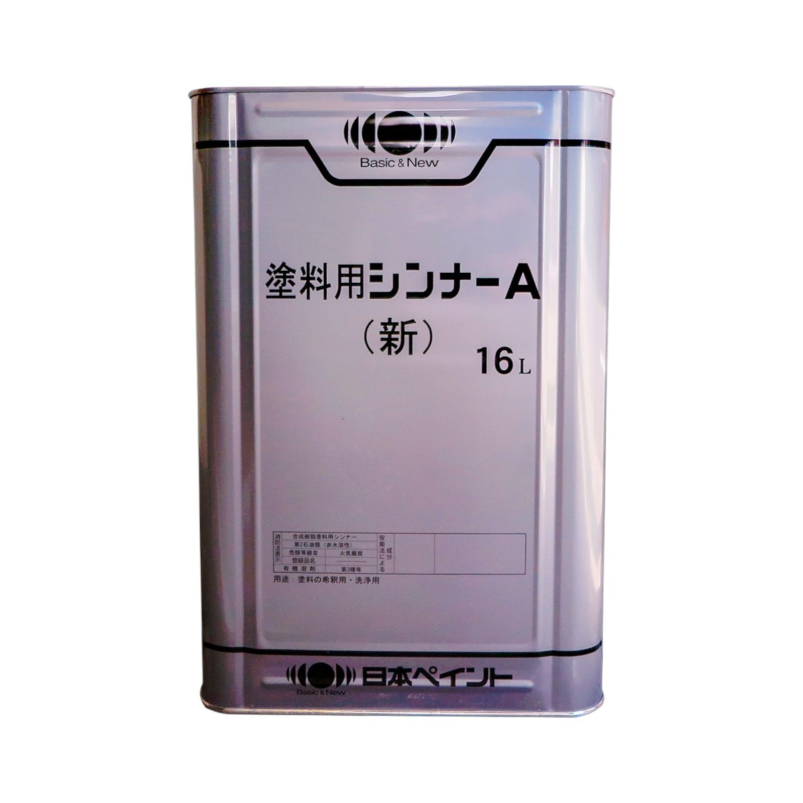 【法人様限定】ニッペ　日本ペイント　塗料用シンナーA　16L　うすめ液　一斗缶