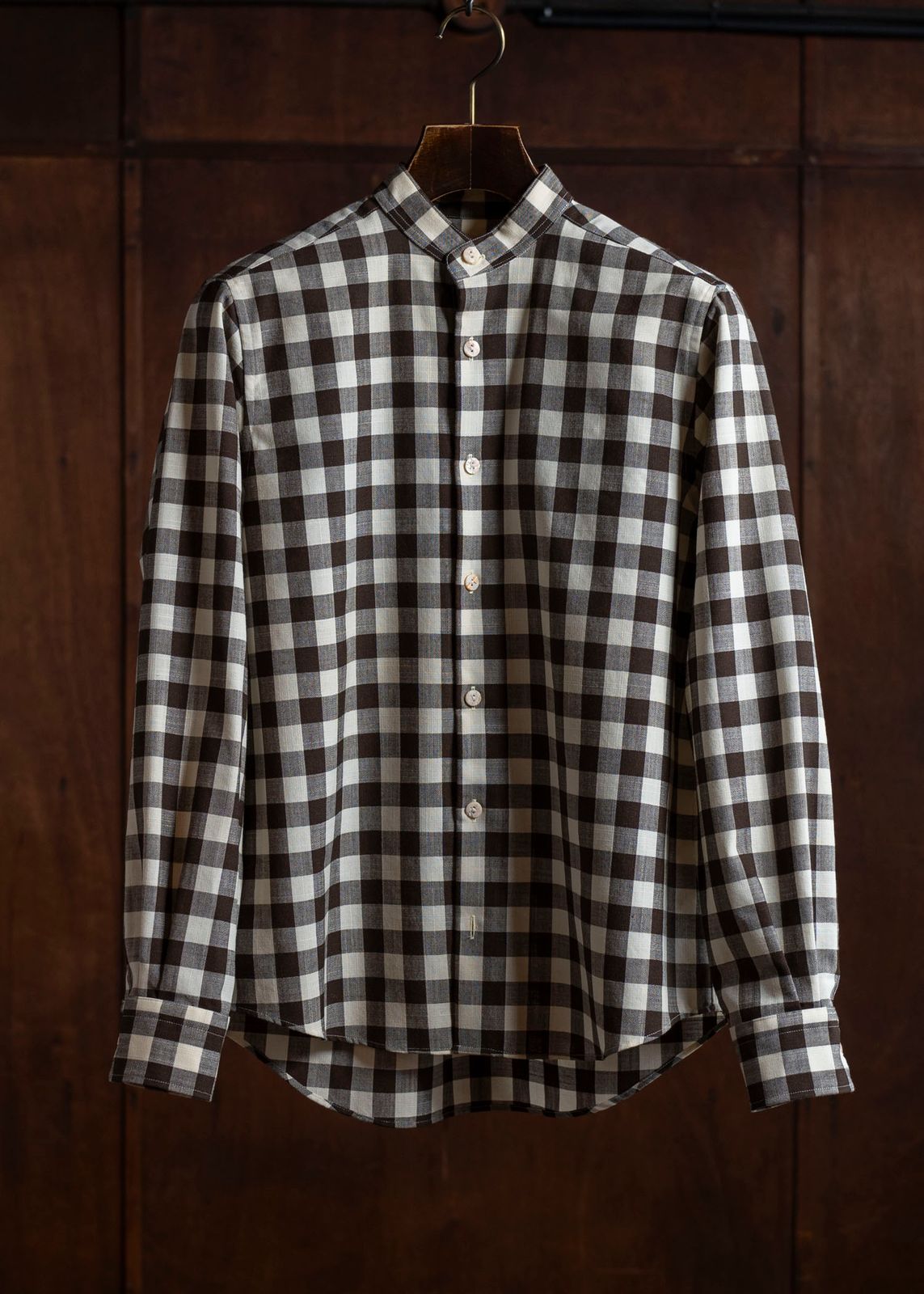 ANSNAM アンスナム I am dork Cotton Check Summ
