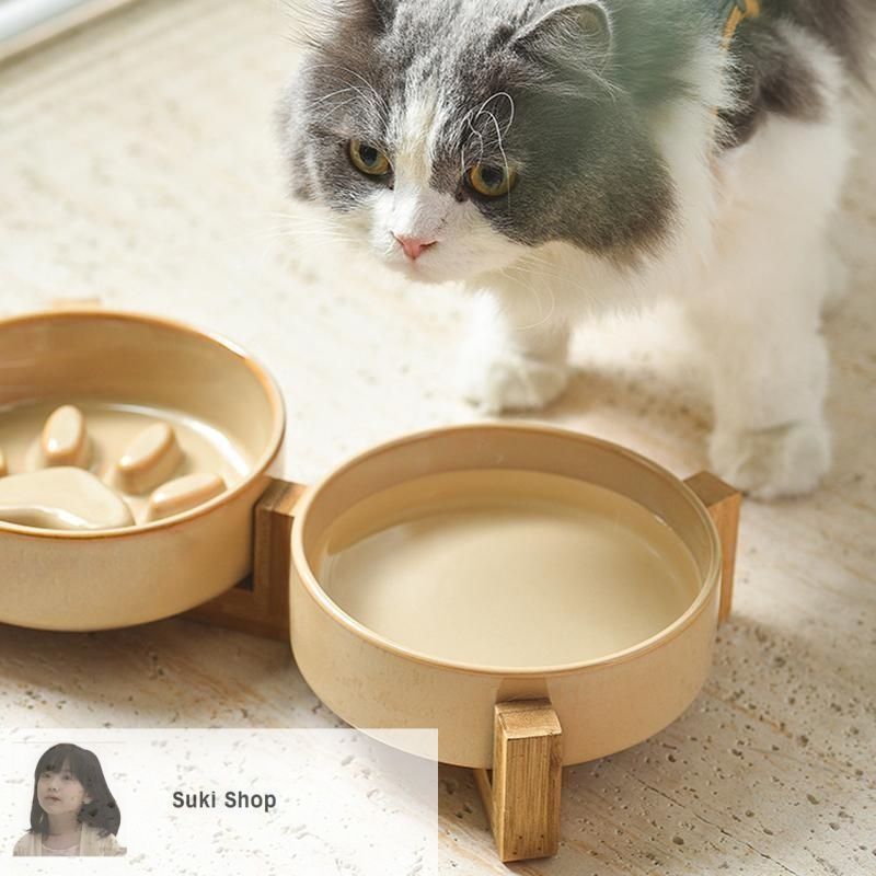 新しい未使用陶器製 大型犬 犬用食器 - ペット用食器 - ペット