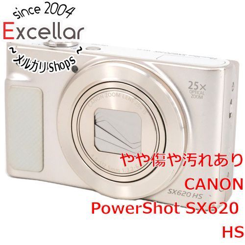 bn:18] Canon製 PowerShot SX620 HS ホワイト 2020万画素 - 家電・PC