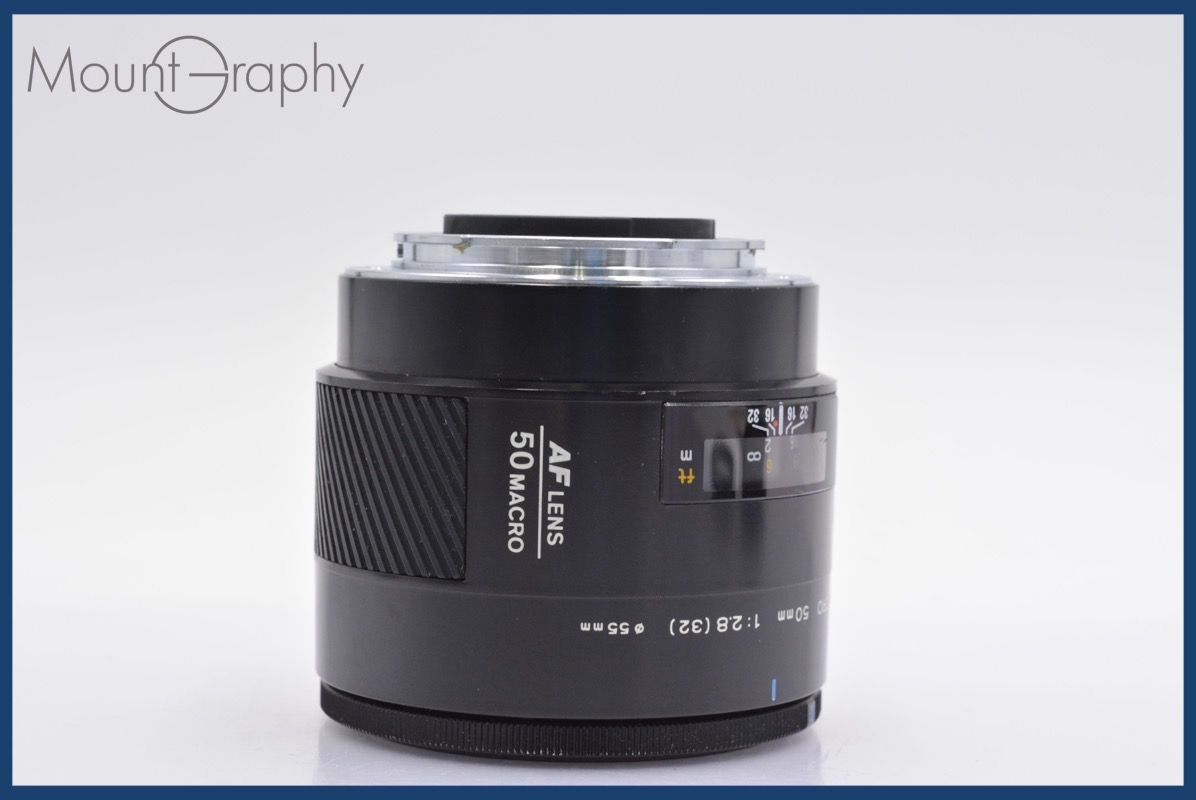 ☆良品☆ ミノルタ MINOLTA AF MACRO 50mm F2.8 前後キャップ&レンズ 